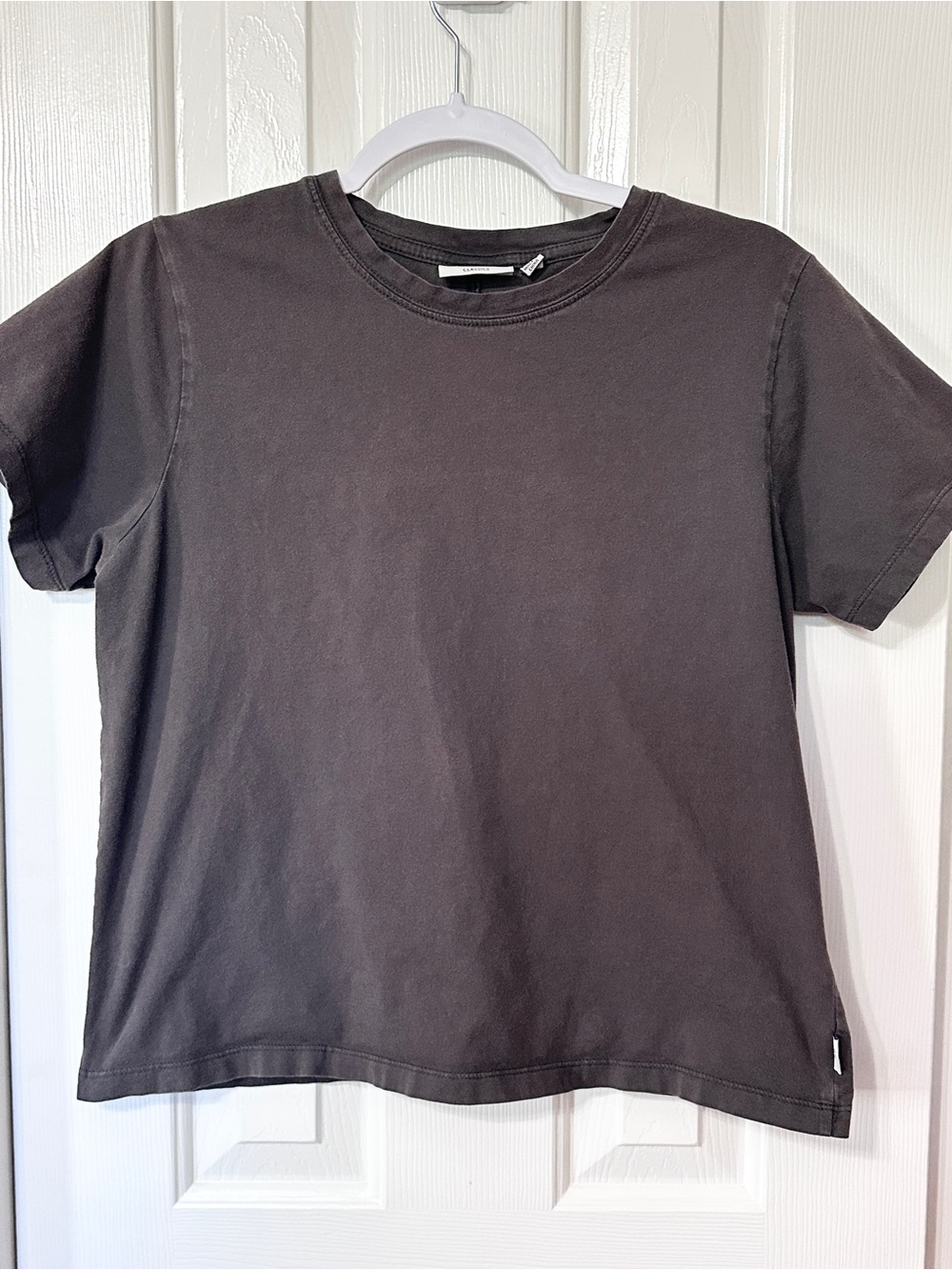 Rhythm. Short-Sleeve Crew Tee in Charcoal Gray